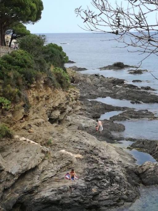 Residence Avec Piscine Face A La Mer, 1Ere Ligne 兰卡 外观 照片