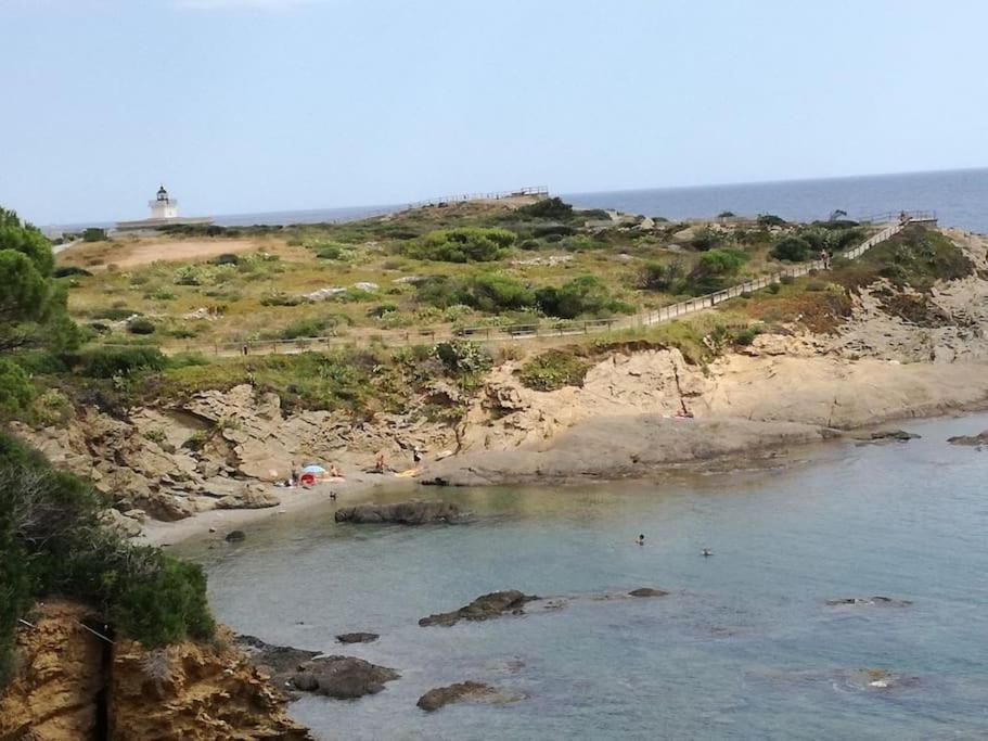Residence Avec Piscine Face A La Mer, 1Ere Ligne 兰卡 外观 照片